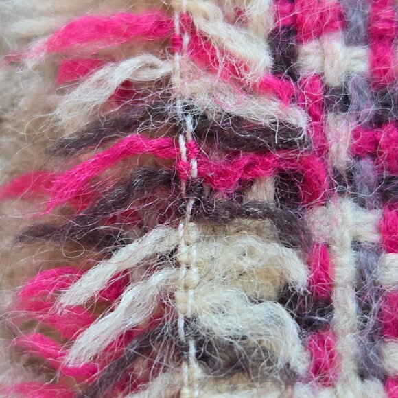 Pink Tweed Scarf - Picture 5 of 11